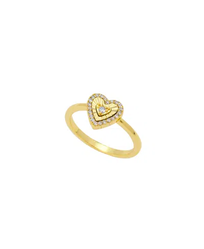 Unwritten Cubic Zirconia Heart Statement Ring