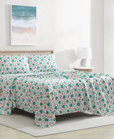 Beatrice Home Fashions Coastal Printed 4-pc. Sheet Set, Full