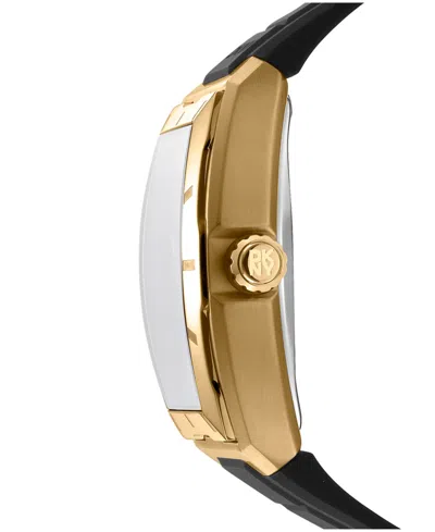 Dkny Men's Urban Automatic Black Silicone Strap Watch, 51mm