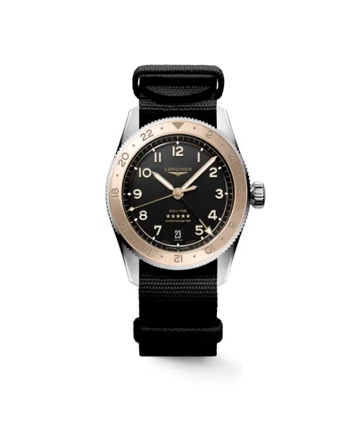 Longines Men's Spirit Zulu Time Automatic Stainless-steel Watch, 39mm