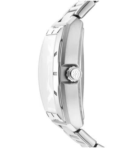 Dkny Men's Urban Automatic Stainless Steel Bracelet Watch, 51mm In Silver
