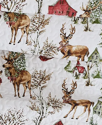 Southshore Fine Linens Christmas 5-pc. Holiday Quilt Set, Twin/twin Xl