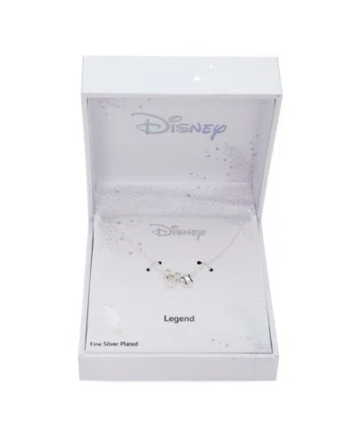 Disney Cubic Zirconia Mickey Mouse Baseball Charm Necklace