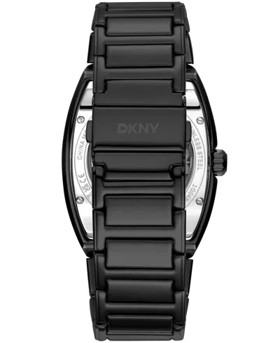 Dkny Men's Urban Automatic Black Stainless Steel Bracelet Watch, 51mm