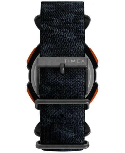Timex Men's Quartz Digital Black Leather Watch, 38mm