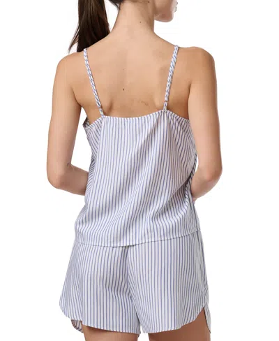 Tommy Hilfiger Women's 2-pc. Striped Cami & Boxer Pajama Set