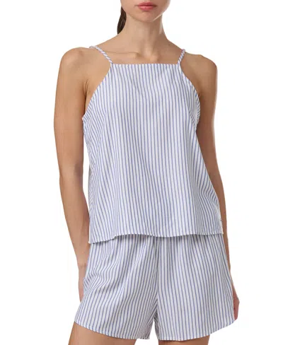 Tommy Hilfiger Women's 2-pc. Striped Cami & Boxer Pajama Set
