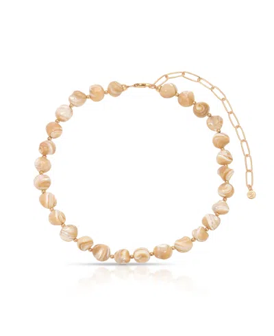 Ettika Coastal Beauty Choker Necklace In Gold