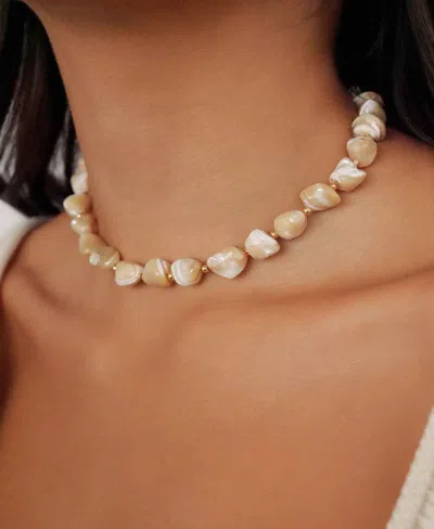 Ettika Coastal Beauty Choker Necklace In Gold
