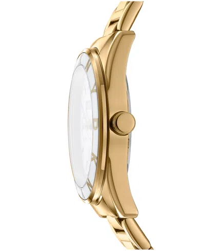 Dkny Women's Chambers Multi Sport Chronograph Gold-tone Stainless Steel Bracelet Watch, 36mm