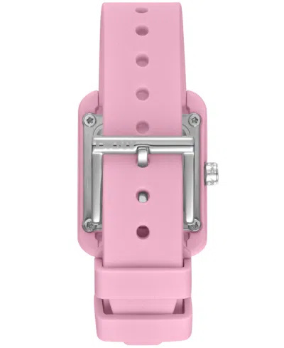 Dkny Women's City Sport Pink Silicone Strap Watch, 37mm