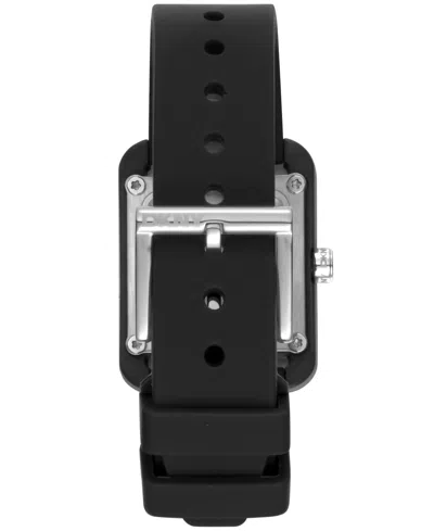 Dkny Women's City Black Silicone Strap Watch, 37mm