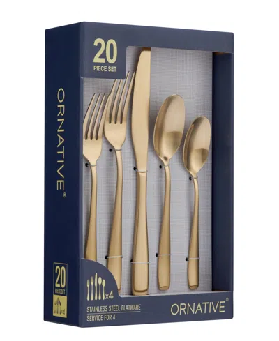 Ornative Remus 20-pc. Flatware Set, Service For 4