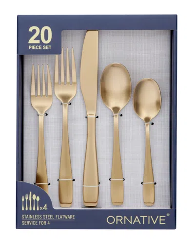 Ornative Remus 20-pc. Flatware Set, Service For 4