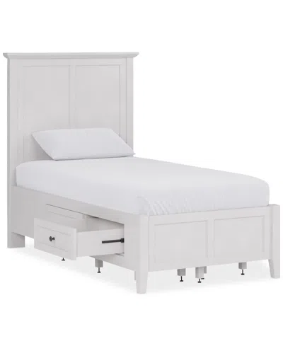 Macy's Hedworth Twin Storage Bed In White