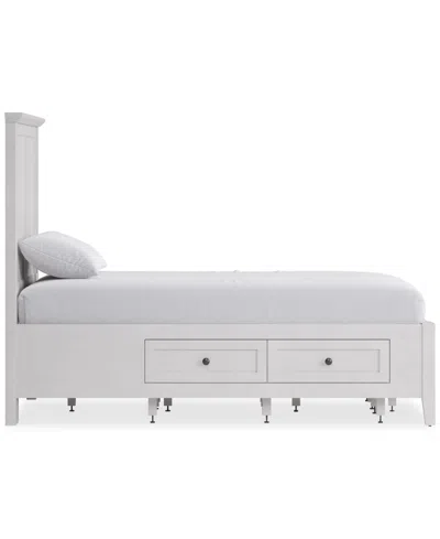 Macy's Hedworth Twin Storage Bed In White