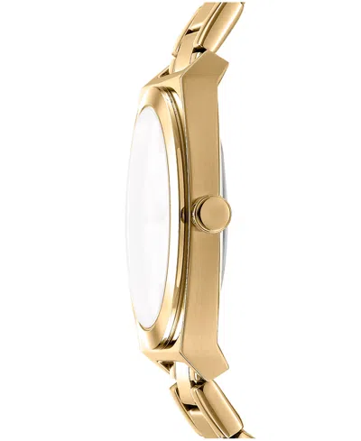 Dkny Women's Broadway Maxi Gold-tone Stainless Steel Bracelet Watch, 38mm