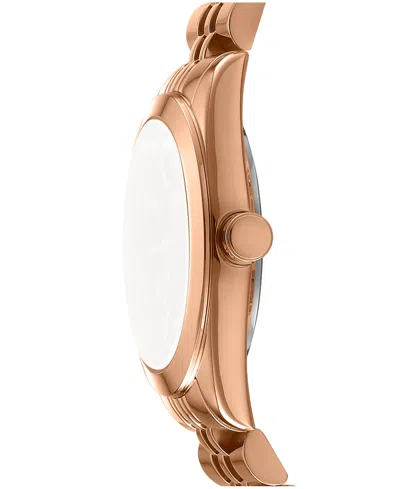 Dkny Everyday Nolita Midi Dark Blue Womens Watch In Gold