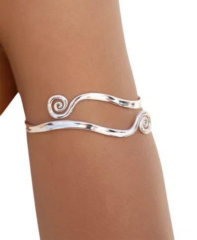 Ettika Intertwined Aura Swirl Arm Cuff