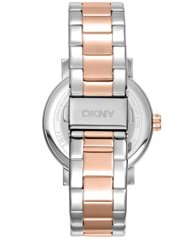 Dkny Women's Soho Maxi Rose Gold-tone Stainless Steel Bracelet Watch, 40mm