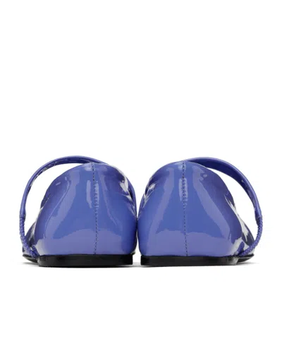 Marni Blue Little Bow Ballerina Flats