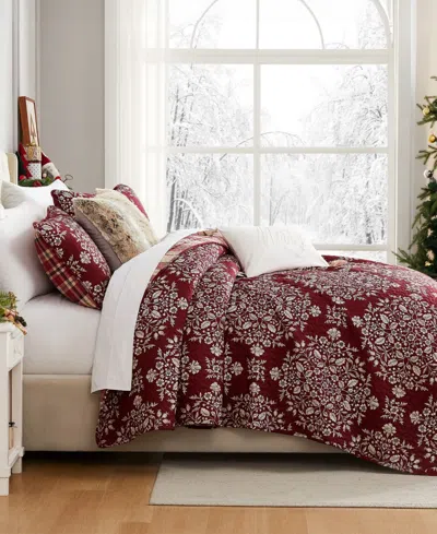 Southshore Fine Linens Christmas Carol 5-pc. Holiday Quilt Set, King/california King