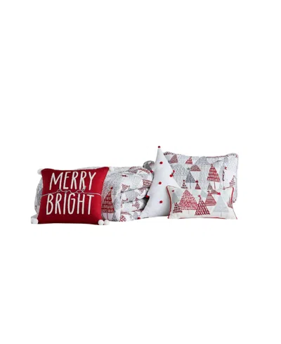 Southshore Fine Linens Merry And Bright 6-pc. Quilt Set, Full/queen