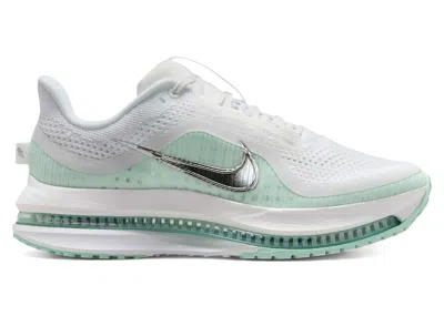 Pre-owned Nike Air Zoom Pegasus Premium (women's) Sneakers In White/metallic Silver/mint Foam