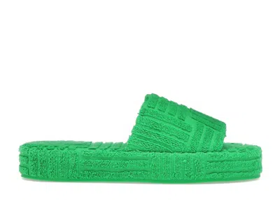 Pre-owned Bottega Veneta Resort Sponge Slide (womens) Sneakers In Grass