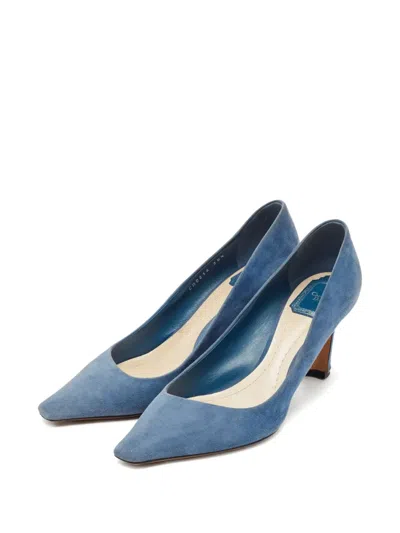 Pre-owned Dior Suede Pointed-toe Pumps