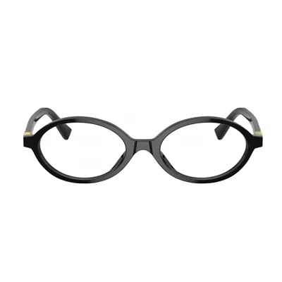 Miu Miu 0mu 01xv Miu Regard 1ab1o1 Black Glasses In Black