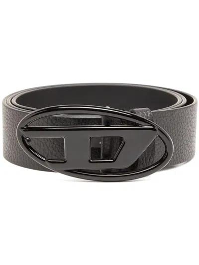 Diesel Oval D Logo B-1dr Accessories In Black