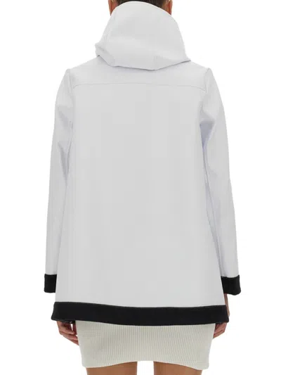 Fay Threehook Parka In White