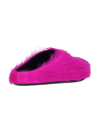 Marni Men Fussbett Sabot Mules In Pink