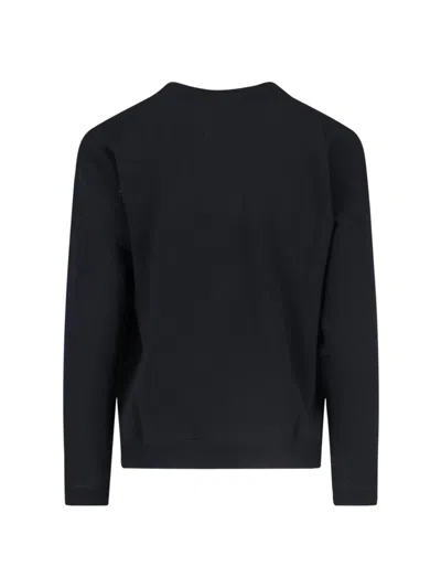 Polo Ralph Lauren Logo Crewneck Sweatshirt In Black