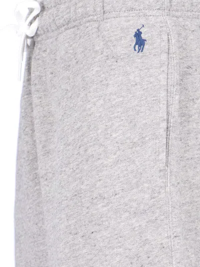 Polo Ralph Lauren Logo Track Pants In Gray