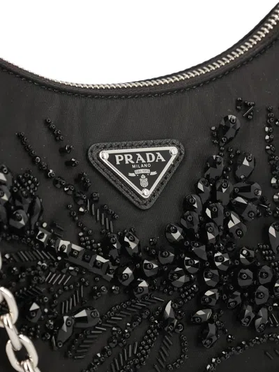Prada Women's Re-nylon Re-edition Shoulder Bag In Black