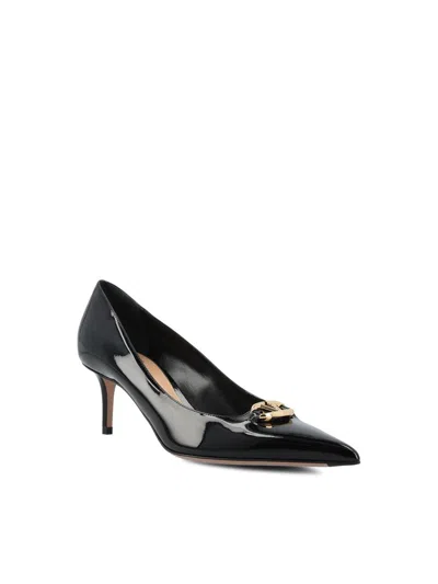Valentino Garavani Woman Pumps Black Size 8 Leather In Black