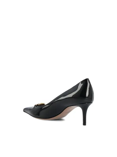 Valentino Garavani Woman Pumps Black Size 8 Leather In Black