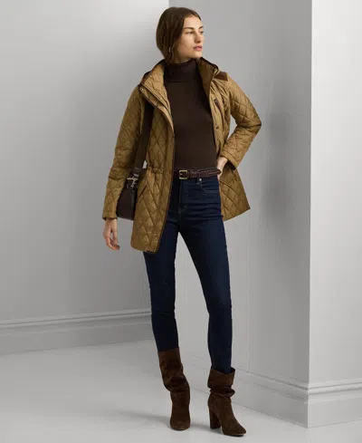 Ralph Lauren Women's Hooded Anorak Quilted Coat