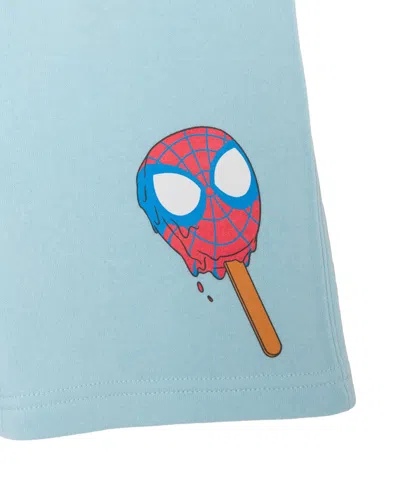 Spider-man Toddler Boys 2-piece Crewneck T-shirt And Short Set In Blue