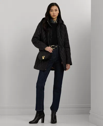 Ralph Lauren Women's Hooded Anorak Quilted Coat