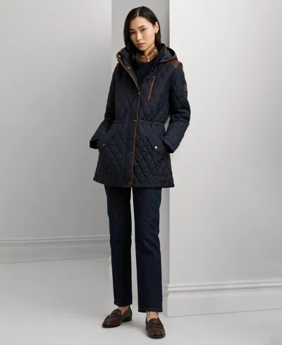 Ralph Lauren Women's Hooded Anorak Quilted Coat