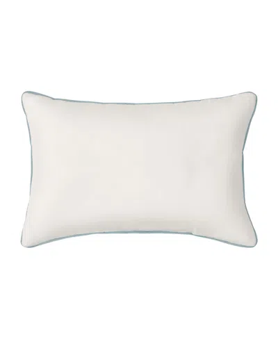 Royal Court Evergreen Boudoir Decorative Pillow, 13" X 21" In Gray