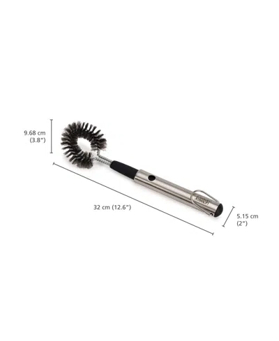 Joseph Joseph Grillout 15" Bbq Cleaning Brush With Retractable Head In Black