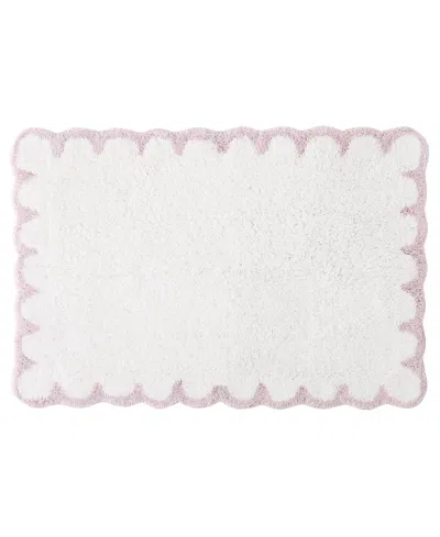 Peri Home Scallop Detail Cotton Bath Mat