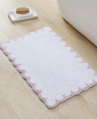 Peri Home Scallop Detail Cotton Bath Mat