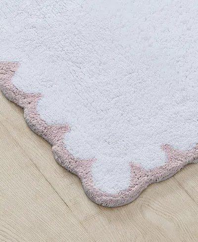 Peri Home Scallop Detail Cotton Bath Mat