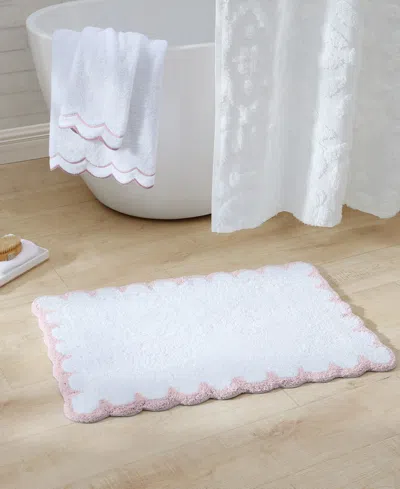 Peri Home Scallop Detail Cotton Bath Mat