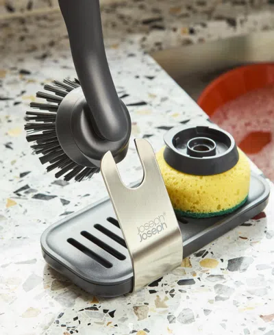 Joseph Joseph Sinktech 3-piece Dish Brush Sponge Set With Storage Stand